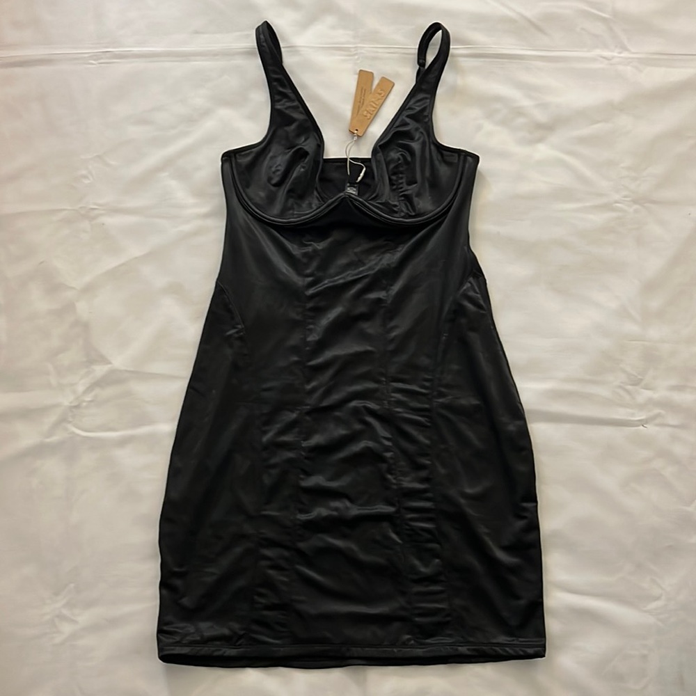SKIMS GLISSENETTE SLIP DRESS
